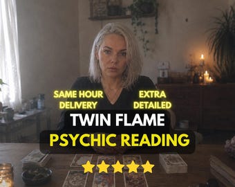Twin Flame Psychic Reading, Separation & Reunion Truth, Same Hour
