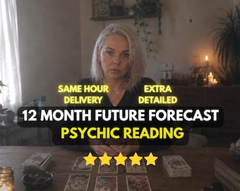 2027 Year Ahead Psychic Reading, Month by Month Forecast, Same Hour