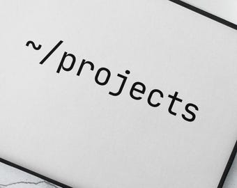 Projects Laptop Sleeve | Funny Developer Gift | Programmer Laptop Case Coder Bag