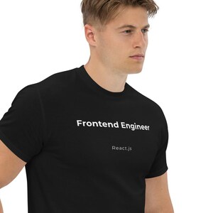 Frontend Engineer T-Shirt – React Developer Gift, Tech Apparel