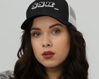 Linux Server Admin Hat, SSH Embroidered Trucker Hat, Remote Access,  Coding Gift