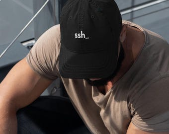 SSH Programmer Hat Funny Developer Gift Linux Dad Hat Coder Software Engineer