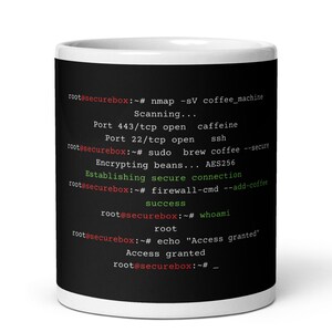 Root At Securebox Programmer Mug Developer Gift for Software Engineers and Coders