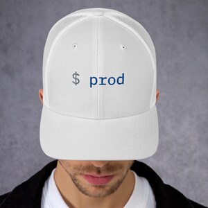 Embroidered Trucker Hat, Developer Snapback, Coder Gift, DevOps Engineer Cap