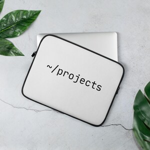 Home Projects Laptop Sleeve Funny Programmer Gift Developer Bag Coder