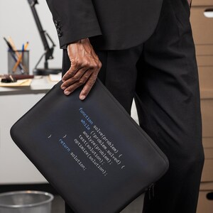 Function Solve Laptop Sleeve Funny Programmer Gift Developer Bag Coder
