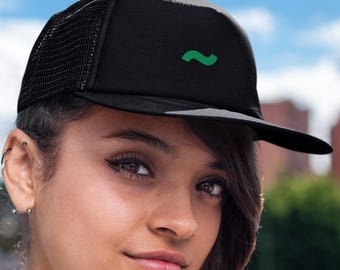 Minimalist Tilde Hat – Programmer Trucker Cap Inspired by the Linux Home Directory (~)
