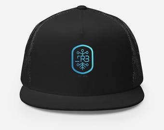 Circuit Tree Logo Trucker Hat – Tech Developer Cap