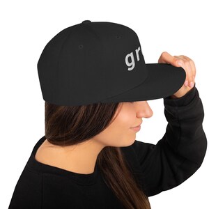 grep Snapback Hat – Linux Programmer Hat – Coding Hat – Developer Cap – Software Engineer Gift