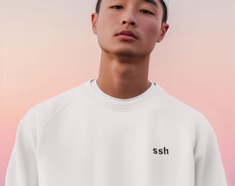 SSH Crewneck Sweater – Minimal Developer Sweatshirt, Linux Sysadmin Hoodie, DevOps Coding Gift