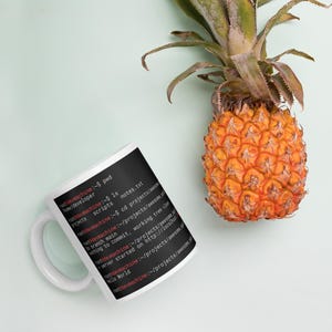 Terminal Coding Mug • Programmer Coffee Cup • Developer Gift • Tech Geek Mug • Hello World Command Line Design