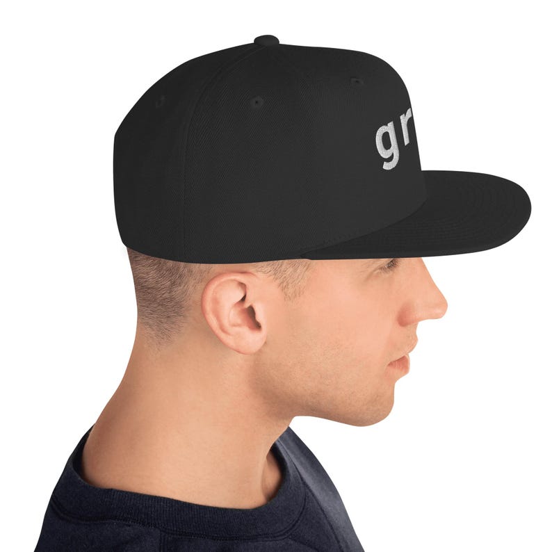 grep Snapback Hat – Linux Programmer Hat – Coding Hat – Developer Cap – Software Engineer Gift