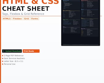 Guia de consulta rápida de HTML e CSS para desenvolvedores web (PDF para download)