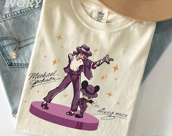 Michael Jackson Mickey Mouse Shirt, Smooth Criminal Dance Tee | Music Icon Cartoon Fan Gift