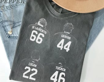 Briar Hockey T-Shirt, Off-Campus Fans, Graham Logan Tucker (Unisex Sizes)