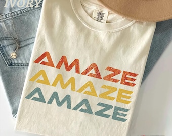 Vintage Amaze Rocky Alien Shirt, Funny Sci-Fi Quote Space Graphic Tee, Project Hail Mary Inspired Design, Comfort Colors® Sci-Fi Gift