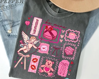 Be Mine Valentine Sweatshirt: Cozy Heart Design with Retro Charm
