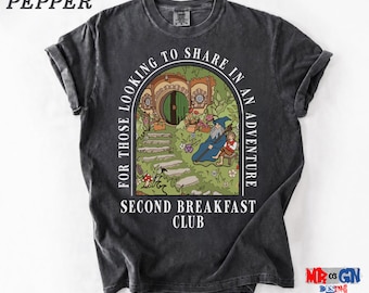 Camiseta de la Tierra Media, El Segundo Club de los Cinco / Camiseta de humor literario fantástico / Estampado gráfico unisex DTF