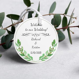 Custom Wedding Favor Tags: Lavender Gift Tags, Bridal Shower