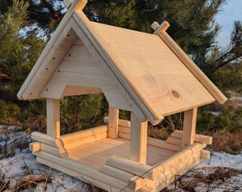 Easy Wooden Bird Feeder | DIY PDF Plans | Beginner-Friendly Woodworking | Printable A4