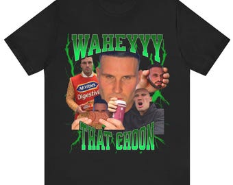 Camiseta Gymskin Waheyy That Choon / Camiseta divertida con meme británico / Camiseta gráfica viral de estilo streetwear / Camiseta estética Y2K / Regalo moderno con meme para él