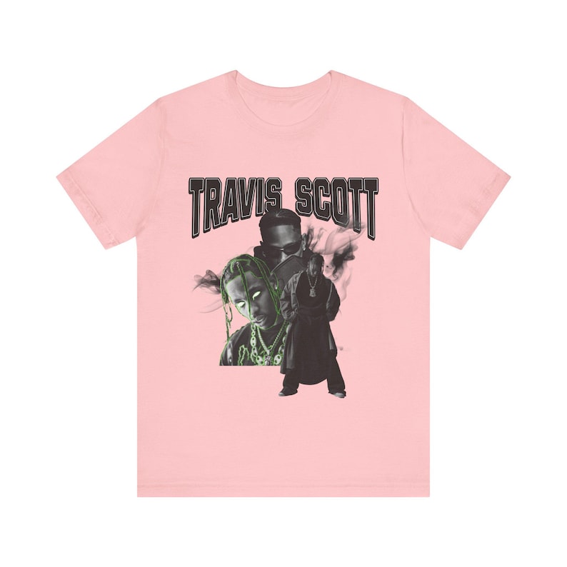 Travis Scott Graphic T Shirt, Vintage Rap Tee, Hip Hop Streetwear Shirt, Travis Scott Fan Gift, Cactus Jack Inspired Tee, Rap Music Graphic image 9