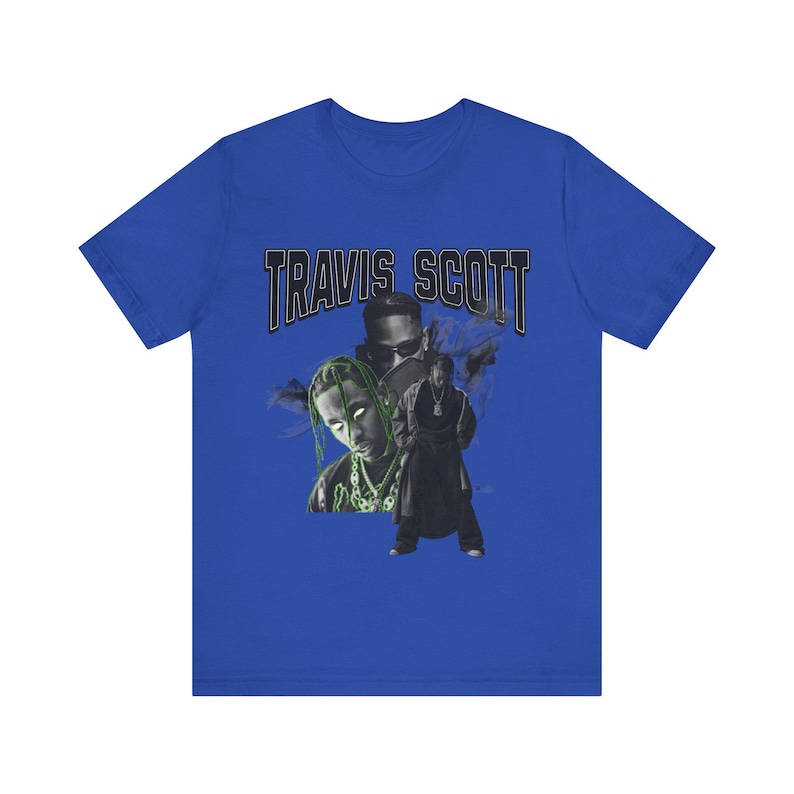 Travis Scott Graphic T Shirt, Vintage Rap Tee, Hip Hop Streetwear Shirt, Travis Scott Fan Gift, Cactus Jack Inspired Tee, Rap Music Graphic image 5