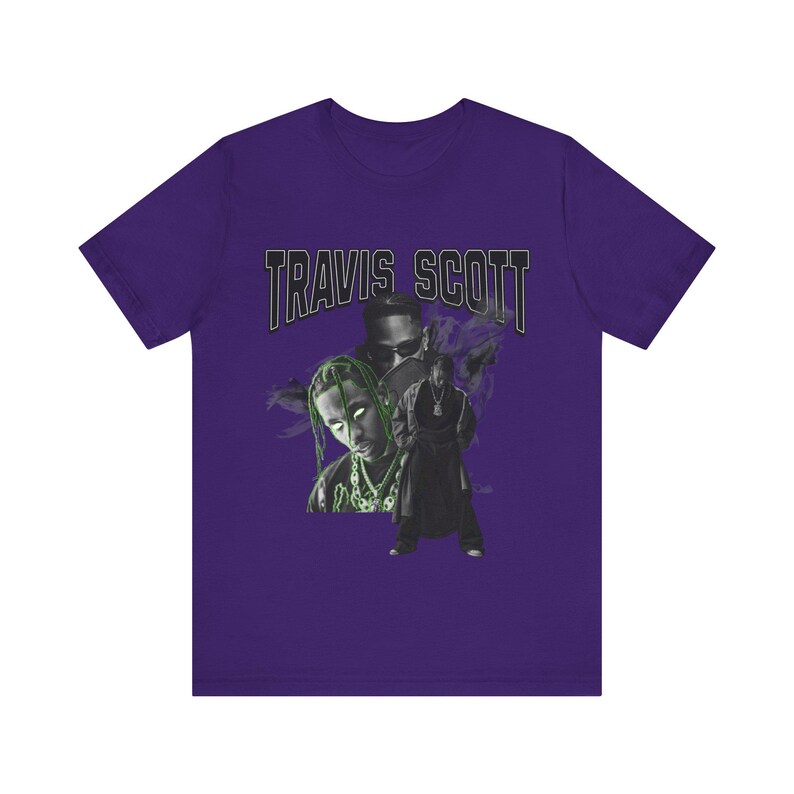 Travis Scott Graphic T Shirt, Vintage Rap Tee, Hip Hop Streetwear Shirt, Travis Scott Fan Gift, Cactus Jack Inspired Tee, Rap Music Graphic image 8