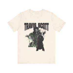 Travis Scott Graphic T Shirt, Vintage Rap Tee, Hip Hop Streetwear Shirt, Travis Scott Fan Gift, Cactus Jack Inspired Tee, Rap Music Graphic image 3