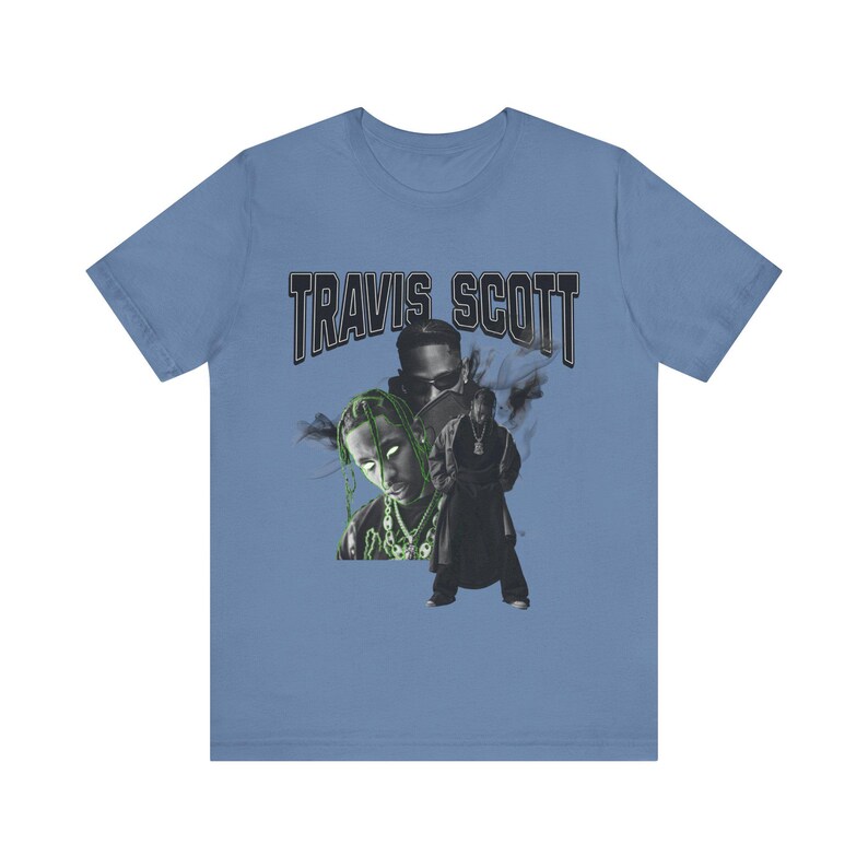 Travis Scott Graphic T Shirt, Vintage Rap Tee, Hip Hop Streetwear Shirt, Travis Scott Fan Gift, Cactus Jack Inspired Tee, Rap Music Graphic image 7
