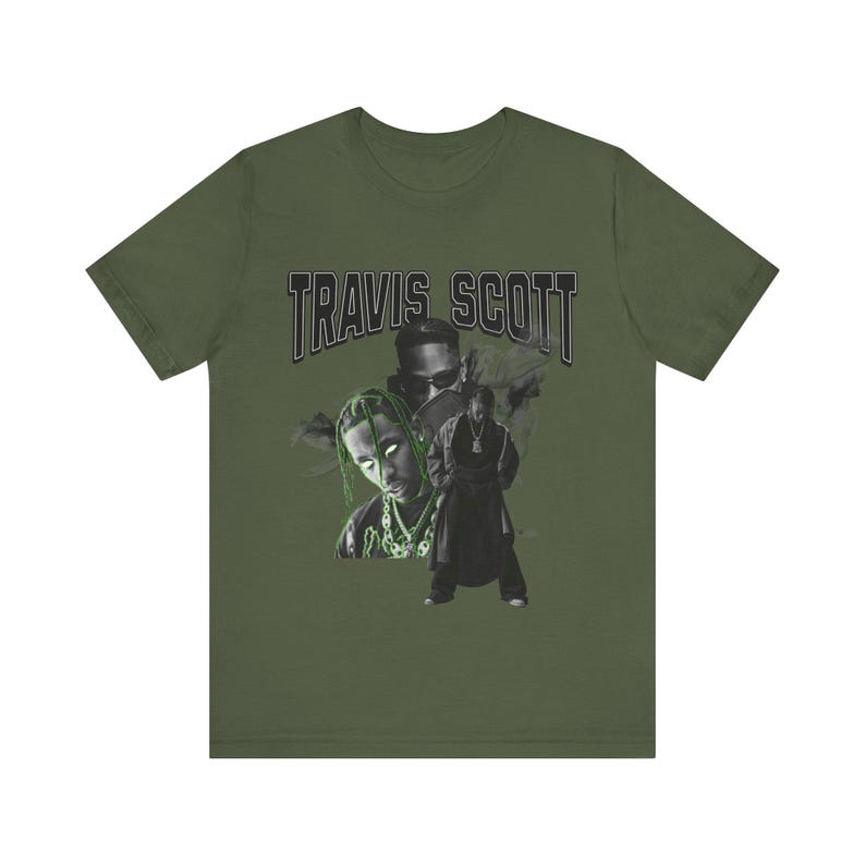 Travis Scott Graphic T Shirt, Vintage Rap Tee, Hip Hop Streetwear Shirt, Travis Scott Fan Gift, Cactus Jack Inspired Tee, Rap Music Graphic image 4