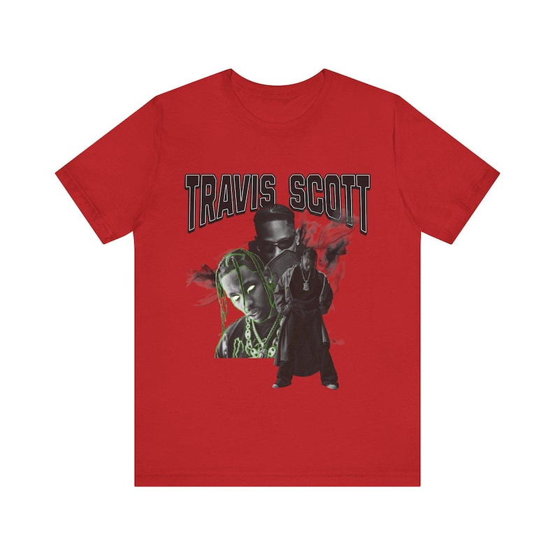 Travis Scott Graphic T Shirt, Vintage Rap Tee, Hip Hop Streetwear Shirt, Travis Scott Fan Gift, Cactus Jack Inspired Tee, Rap Music Graphic image 10