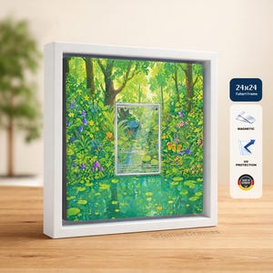 Pokémon Kortram – Bulbasaur MEW 166 – Kortram 24 x 24 cm med Magnet och Fodral