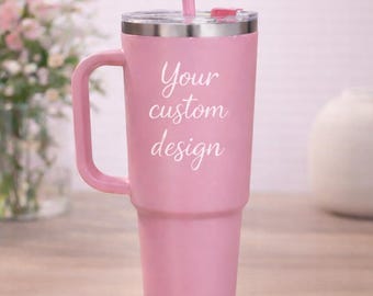 Personalized 40oz Tumbler | Insulated Stainless Steel Travel Cup