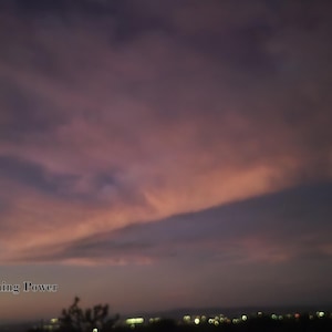 Digital Download, Sunset Sky Wallpaper, Dramatic Clouds, Golden Hour Background