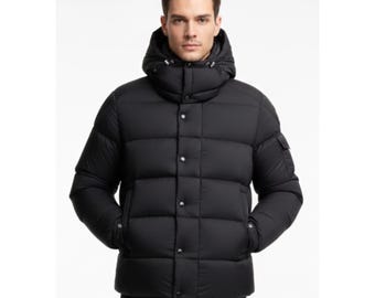 Quilted Puffer Jacket | Polyester Winter Coat