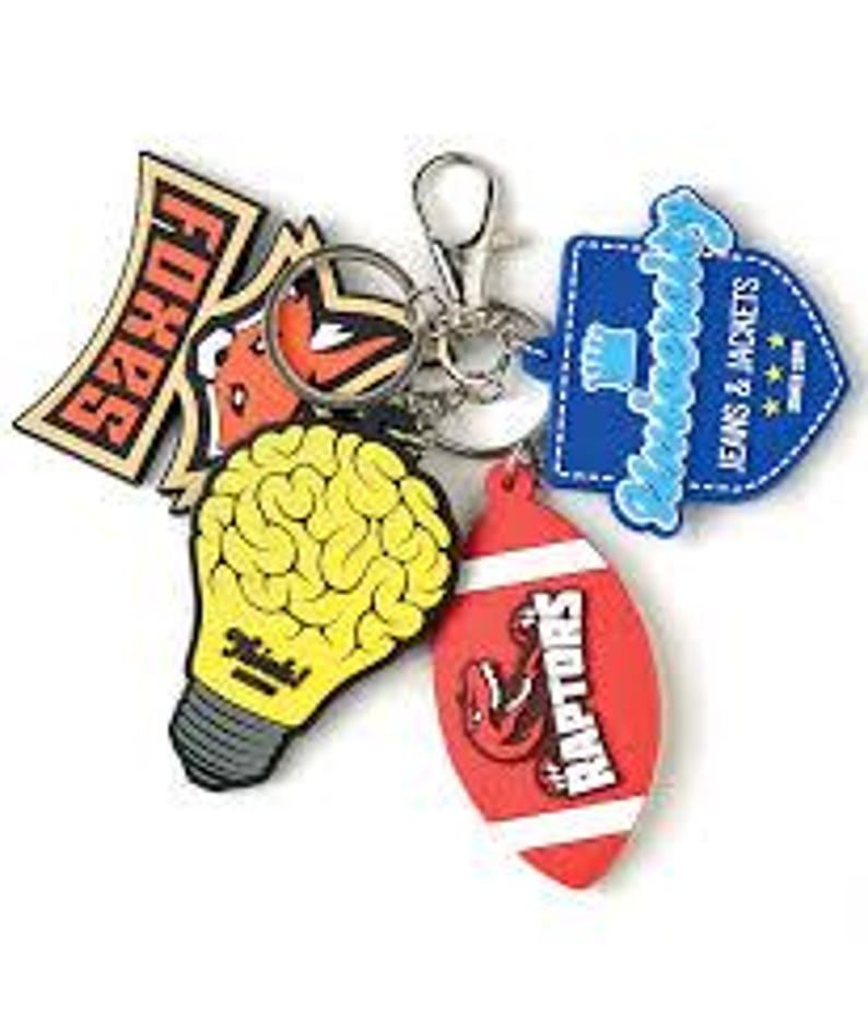 Personalized Handmade PVC Keychain, Custom PVC Key Chain, Unique ...
