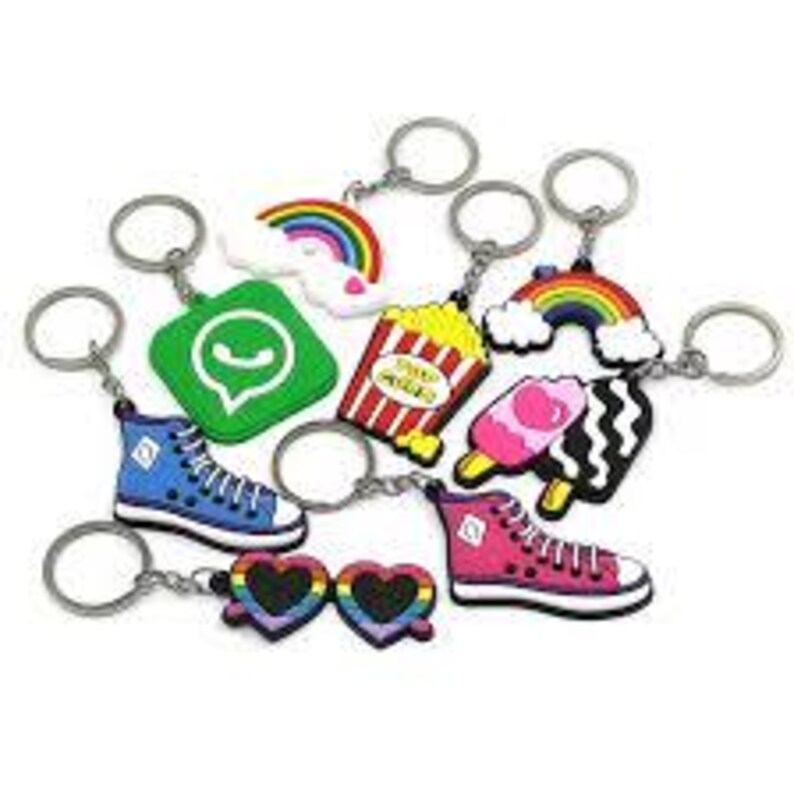 Personalized Handmade PVC Keychain, Custom PVC Key Chain, Unique ...
