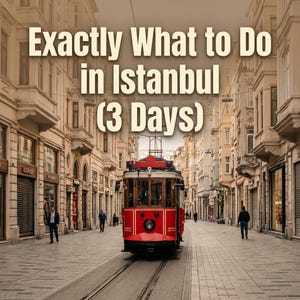 3-dagars reseguide och resplan i Istanbul med ljud, kartor och skriftlig guide