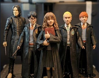 Harry Potter-figuren STL-pakket - Severus Snape, Hermelien, Ron Wemel, Draco Malfidus - 3D-printbestanden - realistische filmpersonages