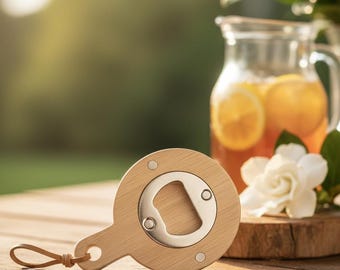 Personalisierter magnetischer Flaschenöffner aus Holz, individueller Bieröffner für Kühlschrank, praktisches Geschenk für ihn, Valentinstag, Neujahrsgeschenk