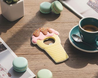 Eiscreme-Flaschenöffner, lustiges Bar-Werkzeug-Geschenk für Erwachsene, Vatergeschenk, Ostern-Gastgeschenk, kreatives Küchenöffner-Dekor