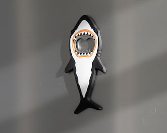 Shark Shape Bottle Opener Cool Bar Accessory New Year Gift For Dad Unique Gift For Him Fun Valentine Gift Home Bar Decor