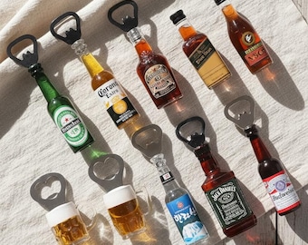 Mini-Bierflaschenöffner-Set, kreativer Bar-Flaschenöffner, lustiges Trinkzubehör, Geschenk für ihn, Geschenk für Bierliebhaber zum Valentinstag