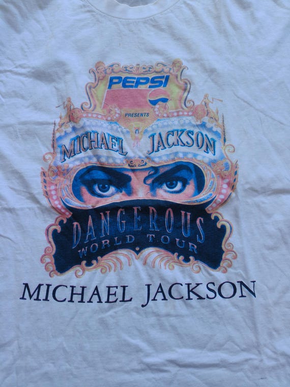Vintage Michael Jackson Dangerous World Tour Present by Pepsi - Etsy