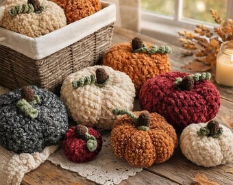 Crochet Pumpkin Pattern, Quick Fall Decor Amigurumi, Beginner Friendly (PDF Download)
