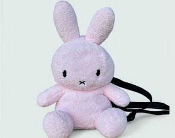 Cute Bunny Chalk Bag – Pink Color | Plush Character Bouldering Bag | Kawaii Climbing Gear | Gifts for Rock Climbers