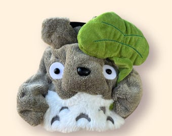 Grey Chinchilla Chalk Bag for Bouldering, Rock climbing, Gifts for climber, Handmade Plush Climbing
