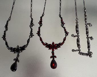 Three Vintage Style Necklaces