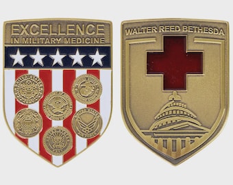 Custom Walter Reed Order with Coin and Rank
